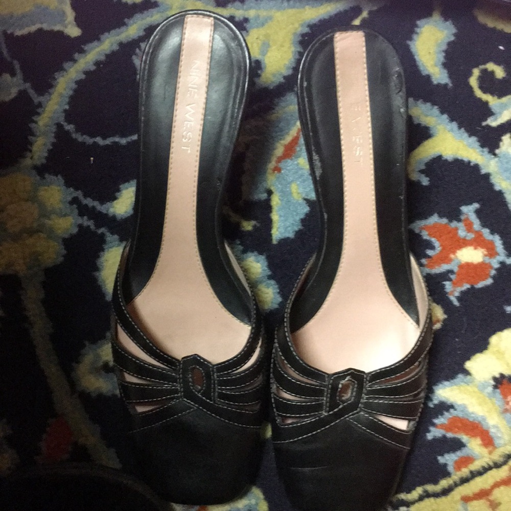 Nine West slide on heels